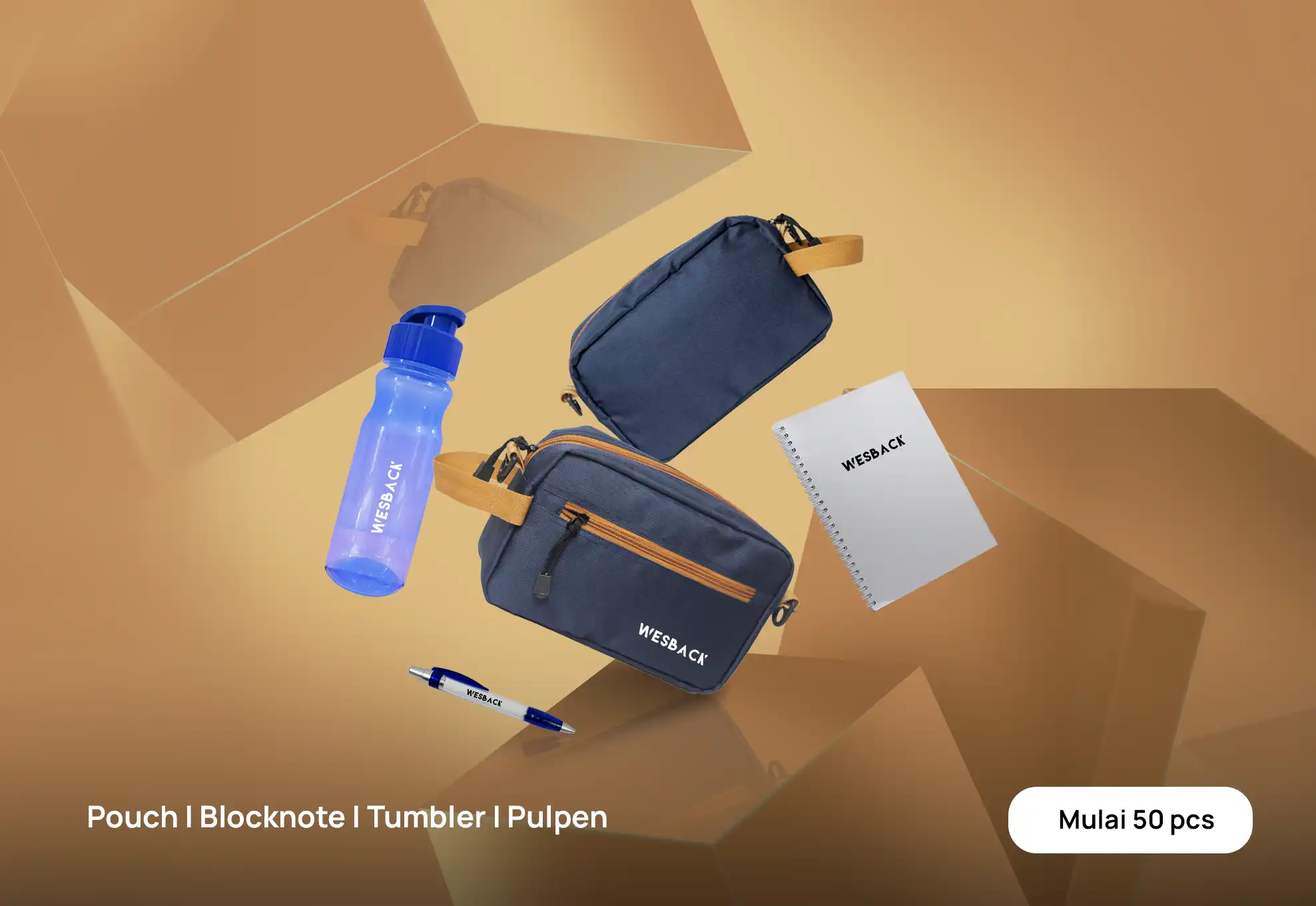 Pusat pembuatan seminar kit & paket tas custom terbaik